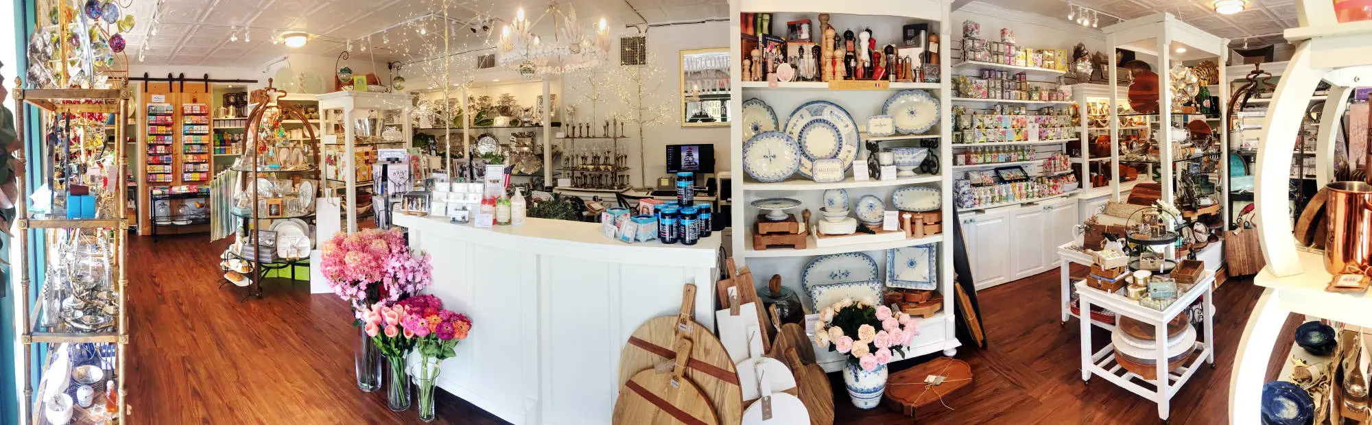 Cozy store interior with various home goods.